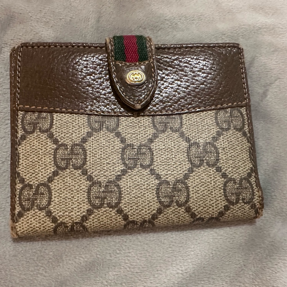 Gucci - Wallet - Vintage GG Logo Supreme Monogram Limited Edition Sherry Line - Picture 14 of 16